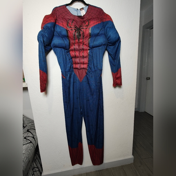 Disguise Costume Marvel Ultimate Spider-Man Classic Muscle | Per Bambini 7-8 Anni | Con Cappuccio E Muscoli - 5